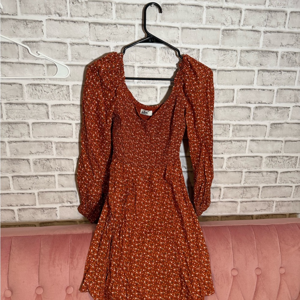 Floral Rust Dress